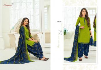 Suryajyoti Patiyala Kudi vol 18 Cotton Punjabi Dress wholesale Price