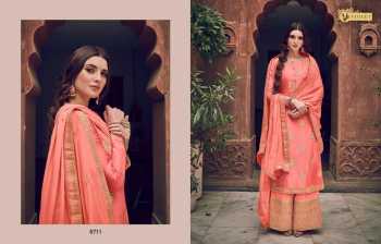 Swagat Violet 6701 Series Dola jacquard Salwar kameez