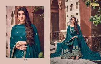 Swagat Violet 6701 Series Dola jacquard Salwar kameez