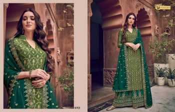 Swagat Violet 6701 Series Dola jacquard Salwar kameez