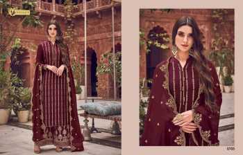 Swagat Violet 6701 Series Dola jacquard Salwar kameez