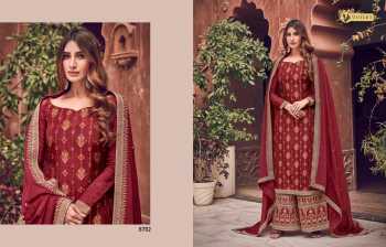 Swagat Violet 6701 Series Dola jacquard Salwar kameez