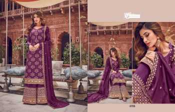 Swagat Violet 6701 Series Dola jacquard Salwar kameez