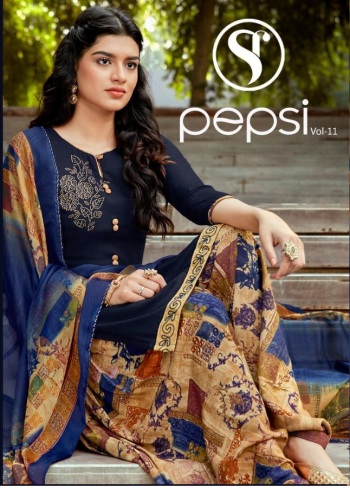 Sweety pepsi vol 11 Rayon punjabi Suits wholesaler