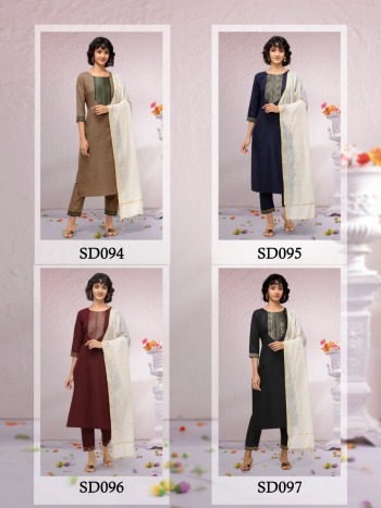 Syasi Fashion Nainvish Ruhani Cotton Suits wholesaler