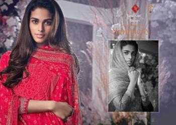 Tanishk Fashion Bandhej Lawn Bandhani Suits Wholesale