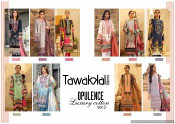 Tawakkal Opuluence Luxury cotton vol 3 pakistani dress