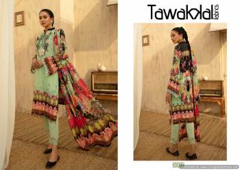 Tawakkal Opuluence Luxury cotton vol 3 pakistani dress