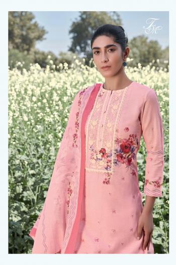 TM Designer Rosebud Linen Salwar Kameez wholesaler