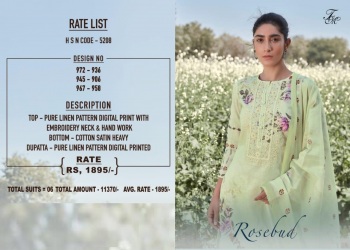 TM Designer Rosebud Linen Salwar Kameez wholesaler