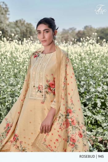 TM Designer Rosebud Linen Salwar Kameez wholesaler