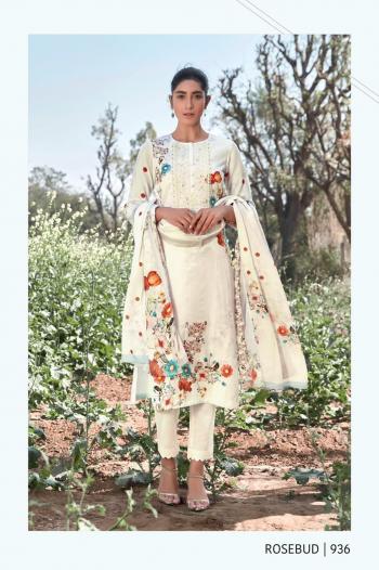 TM Designer Rosebud Linen Salwar Kameez wholesaler