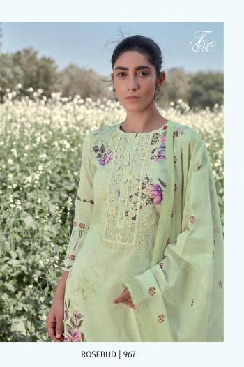 TM Designer Rosebud Linen Salwar Kameez wholesaler