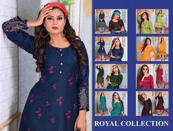 Trendy Eclairs Rayon Kurtis wholesaler