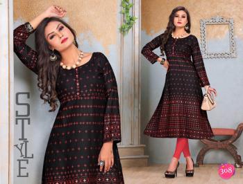 Trendy Eclairs Rayon Kurtis wholesaler