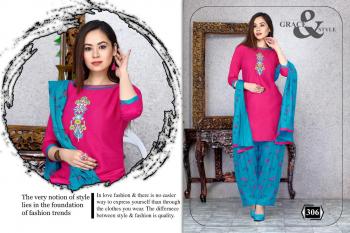 trendy hayati Rayon Embroidered kurtis with palazzo and Dupatta