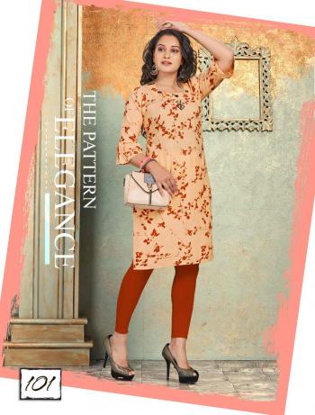 Trendy Heaven Rayon daily wear kurtis wholesaler