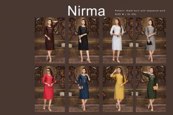 Trendy Nirma Rayon casual wear Kurtis wholesaler