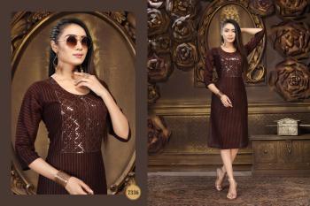 Trendy Nirma Rayon casual wear Kurtis wholesaler