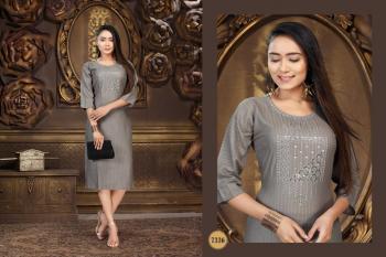 Trendy Nirma Rayon casual wear Kurtis wholesaler