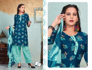 Trendy Sunhari vol 2 Rayon kurtis, patiyala and Dupatta