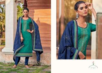 Triple AAA Khanak vol 3 Jam Silk salwar Kameez wholesaler