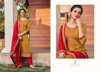 Triple AAA Khanak vol 3 Jam Silk salwar Kameez wholesaler