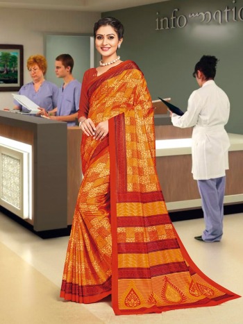 Tusser Silk Uniform Saree and Business Women Saree wholesale Price