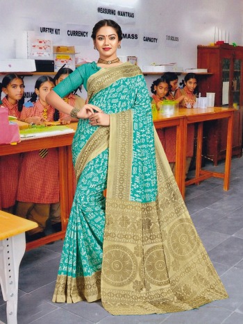 Tusser Silk Uniform Saree and Business Women Saree wholesale Price