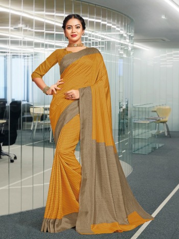 Tusser Silk Uniform Saree and Business Women Saree wholesale Price