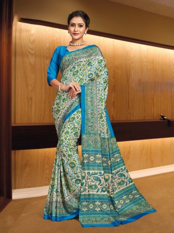 Tusser Silk Uniform Saree and Business Women Saree wholesale Price