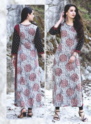 TZU Lifestyle dazzy Party wear kurtis with Shrug wholesale price