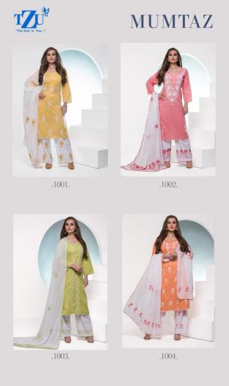 TZU Mumtaz Kurtis with Palazzo and Dupatta catalog