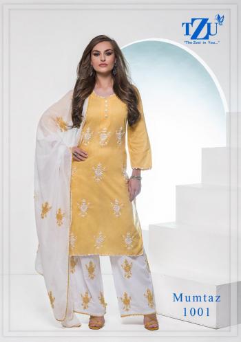 TZU Mumtaz Kurtis with Palazzo and Dupatta catalog