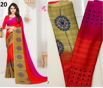 Vairagee Georgette daily wear Saree wholesaler