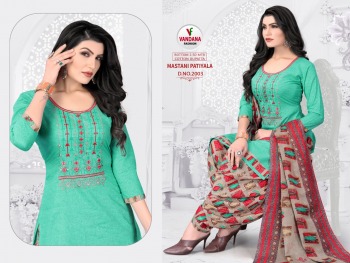 Vandana Fashion Mastani Patiyala Cotton Dress