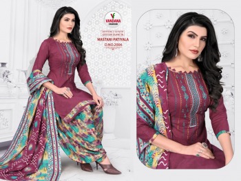 Vandana Fashion Mastani Patiyala Cotton Dress