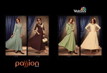 Vardan Passion vol 2 Rayon Gown kurtis wholesale Price