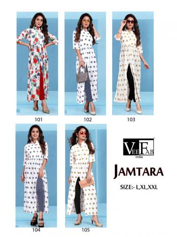 VF India Jamtara party wear kurtis wholesaler