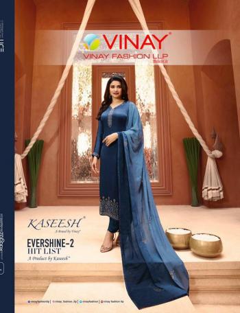 Vinay fashion kasheesh Evershine vol 2 Satin Georgette Salwar kameez