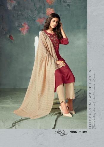 Vink hazel Viscos kurtis, pant and Dupatta Wholesaler