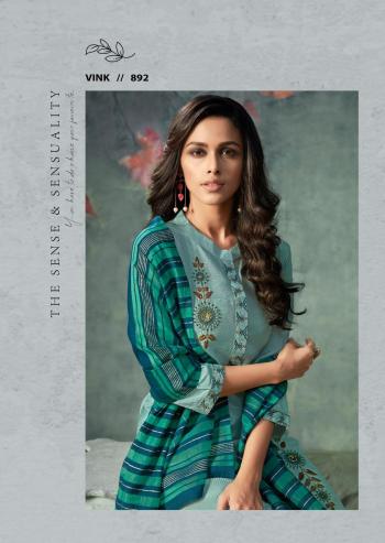 Vink hazel Viscos kurtis, pant and Dupatta Wholesaler