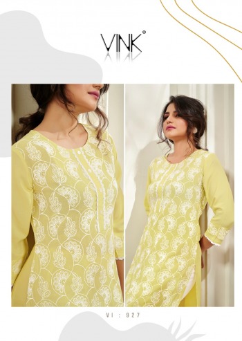 Vink Lucknowi vol 3 kurtis with palazzo wholesaler