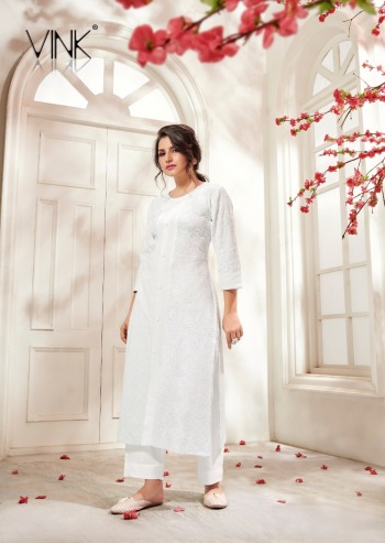 Vink Lucknowi vol 3 kurtis with palazzo wholesaler