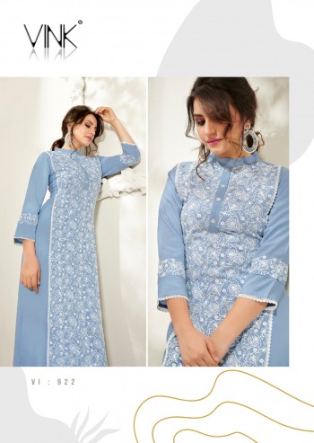 Vink Lucknowi vol 3 kurtis with palazzo wholesaler