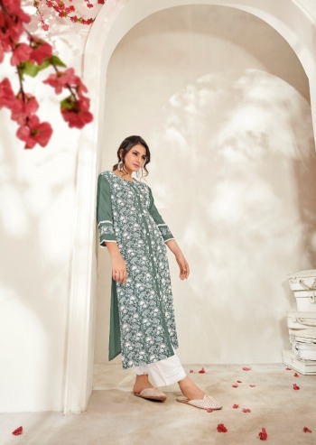 Vink Lucknowi vol 3 kurtis with palazzo wholesaler