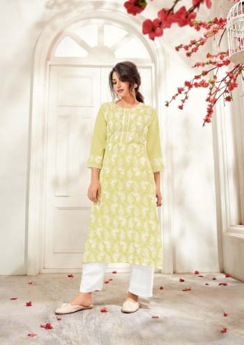 Vink Lucknowi vol 3 kurtis with palazzo wholesaler