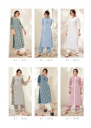 Vink Lucknowi vol 3 kurtis with palazzo wholesaler