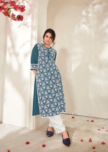 Vink Lucknowi vol 3 kurtis with palazzo wholesaler