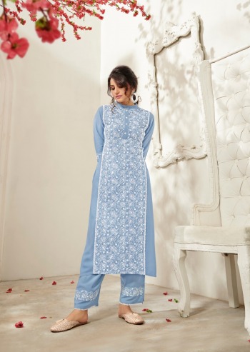 Vink Lucknowi vol 3 kurtis with palazzo wholesaler